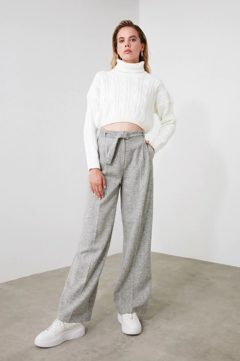 Women's pants Trendyol High Waist