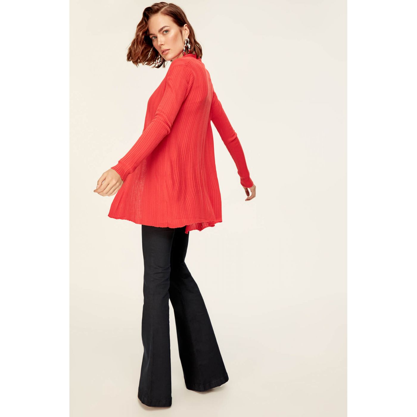 Trendyol Coral Sweater Cardigan