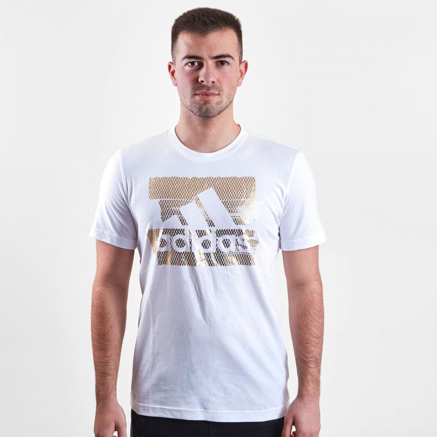 Adidas Badge Short Sleeve T Shirt Mens