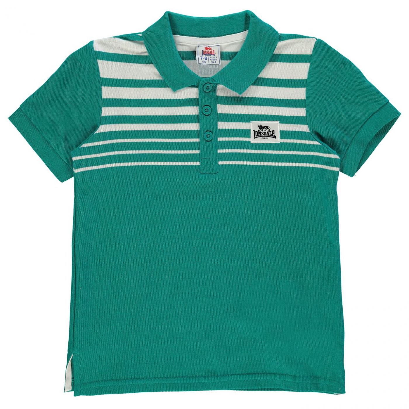 Lonsdale Stripe Polo Shirt Junior Boys