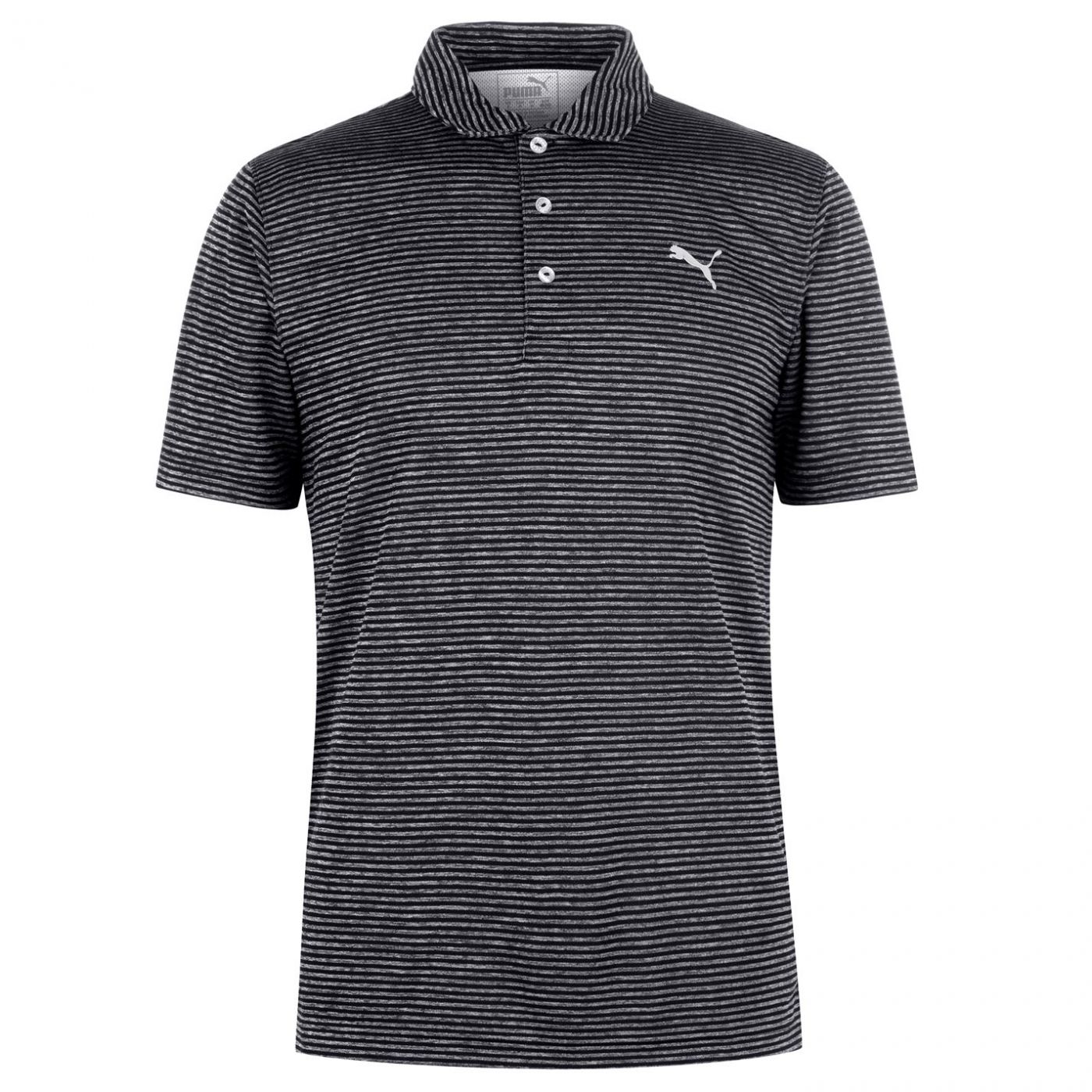 Puma Performance Stripe Polo Shirt Mens