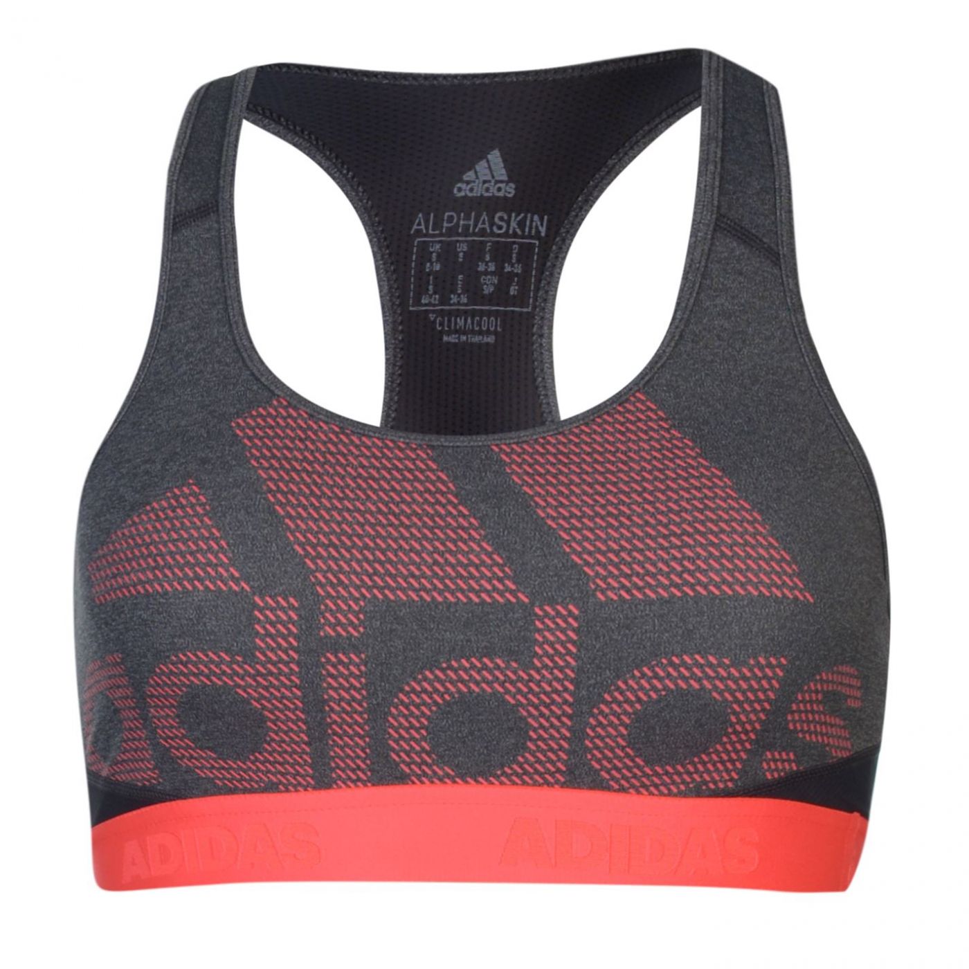 Adidas Womens Large Logo Sports Bra