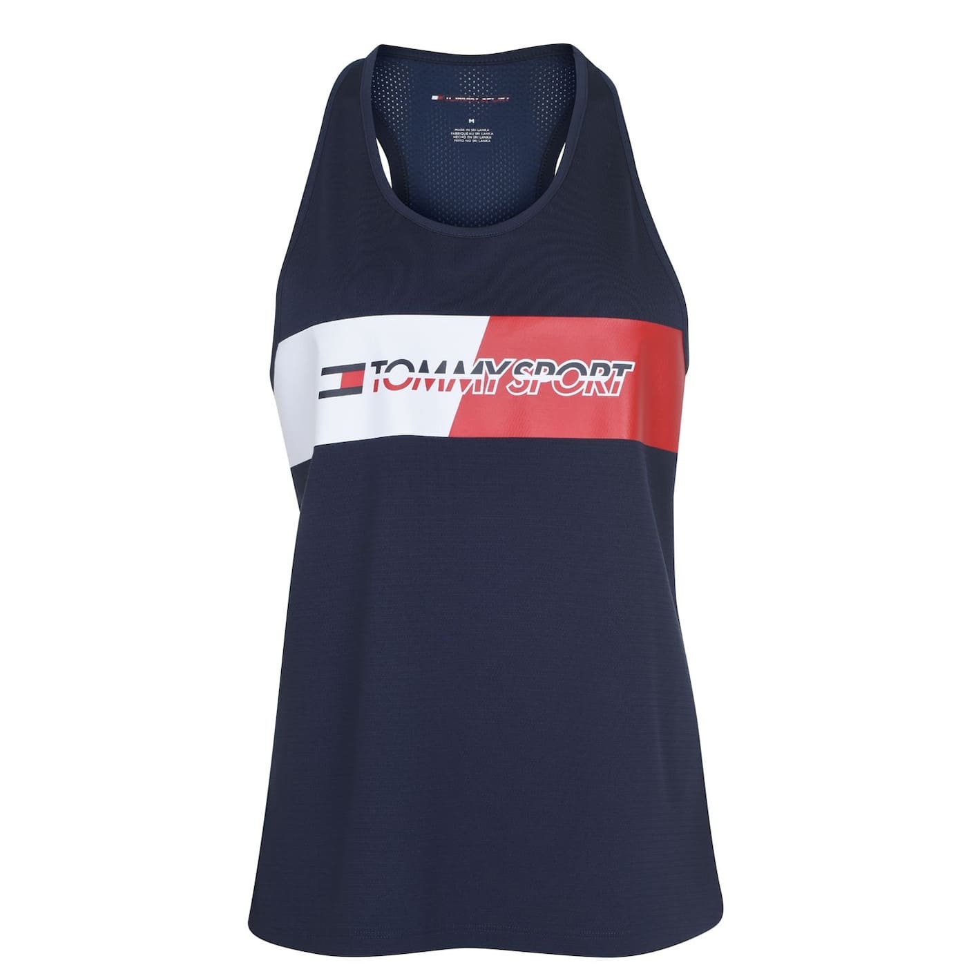 Tommy Sport Graphic Flag Tank Top