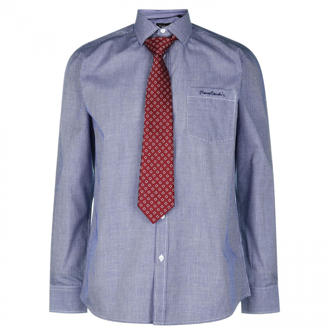 Meeste särk Pierre Cardin Shirt and Tie Set