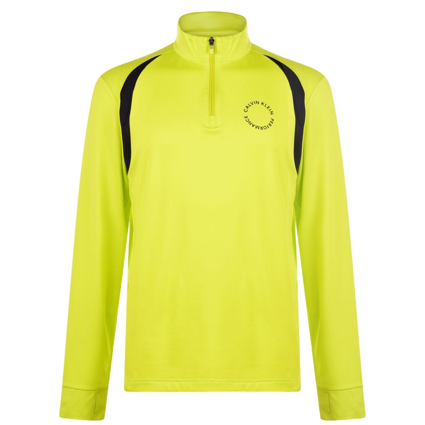 Calvin Klein Performance Half Zip Long Sleeve T Shirt
