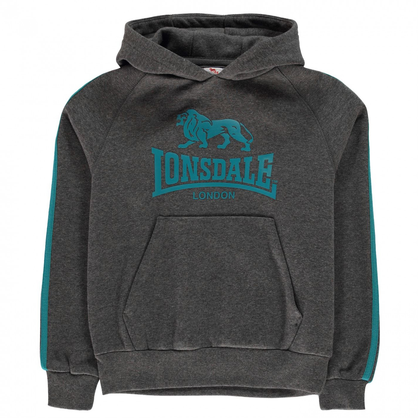 Lonsdale 2 Stripe OTH Hoodie Junior Boys