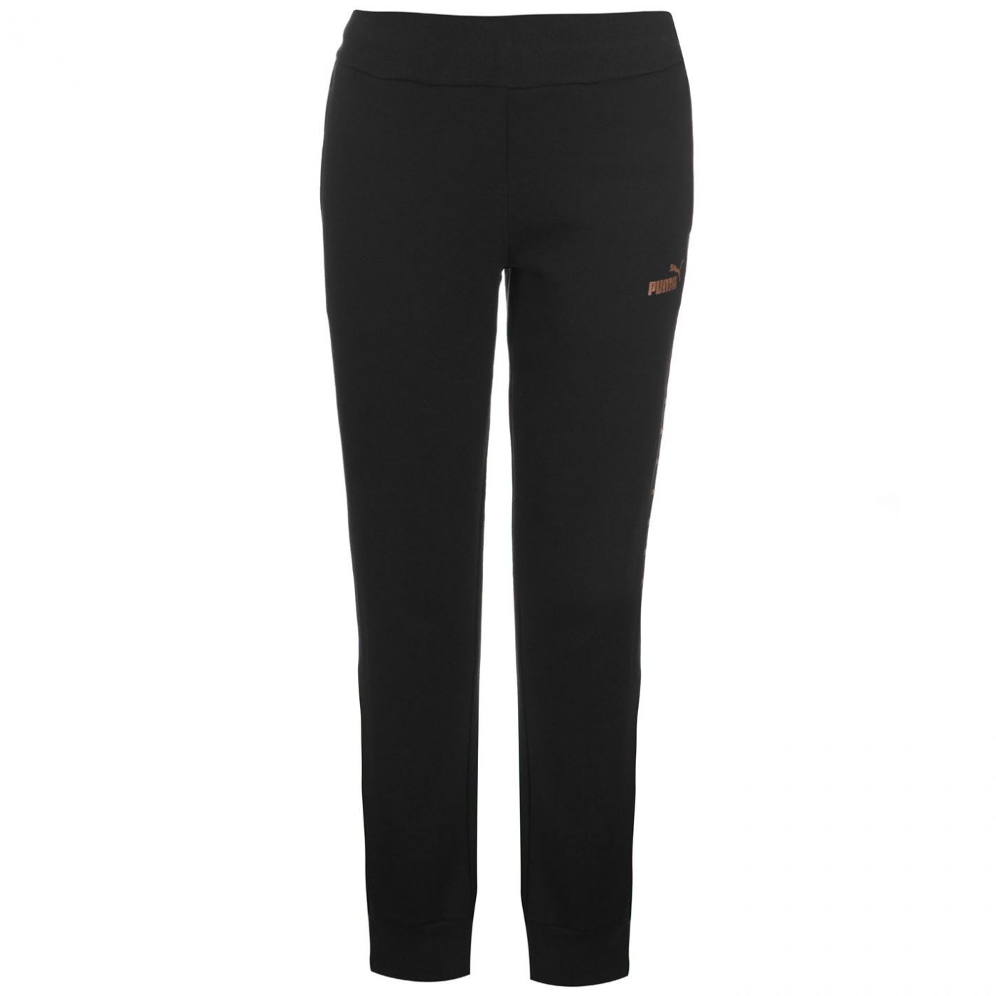 Puma Tape Closed Hem Jogging Pants Ladies