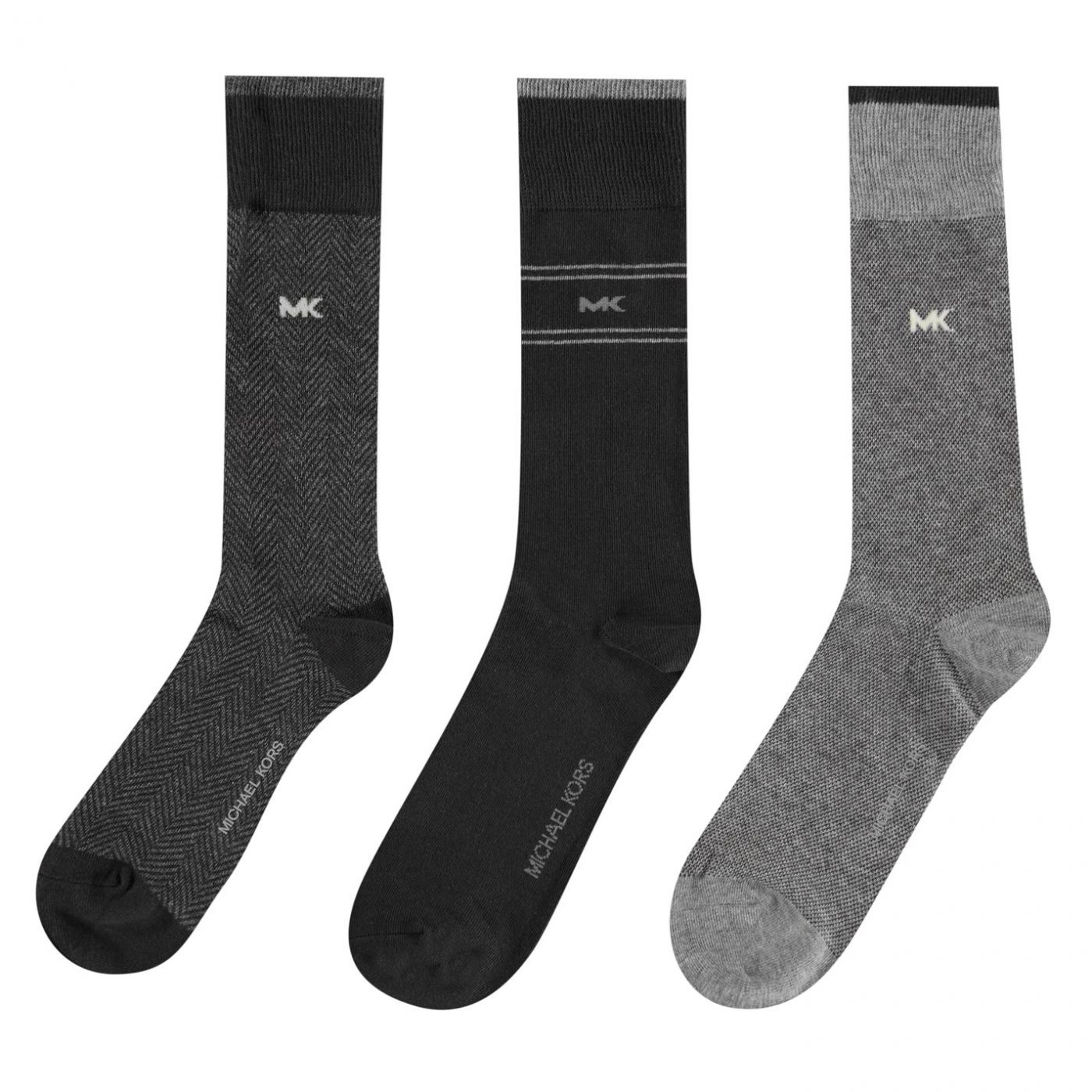 Michael Kors 3 Pack Herring Crew Socks