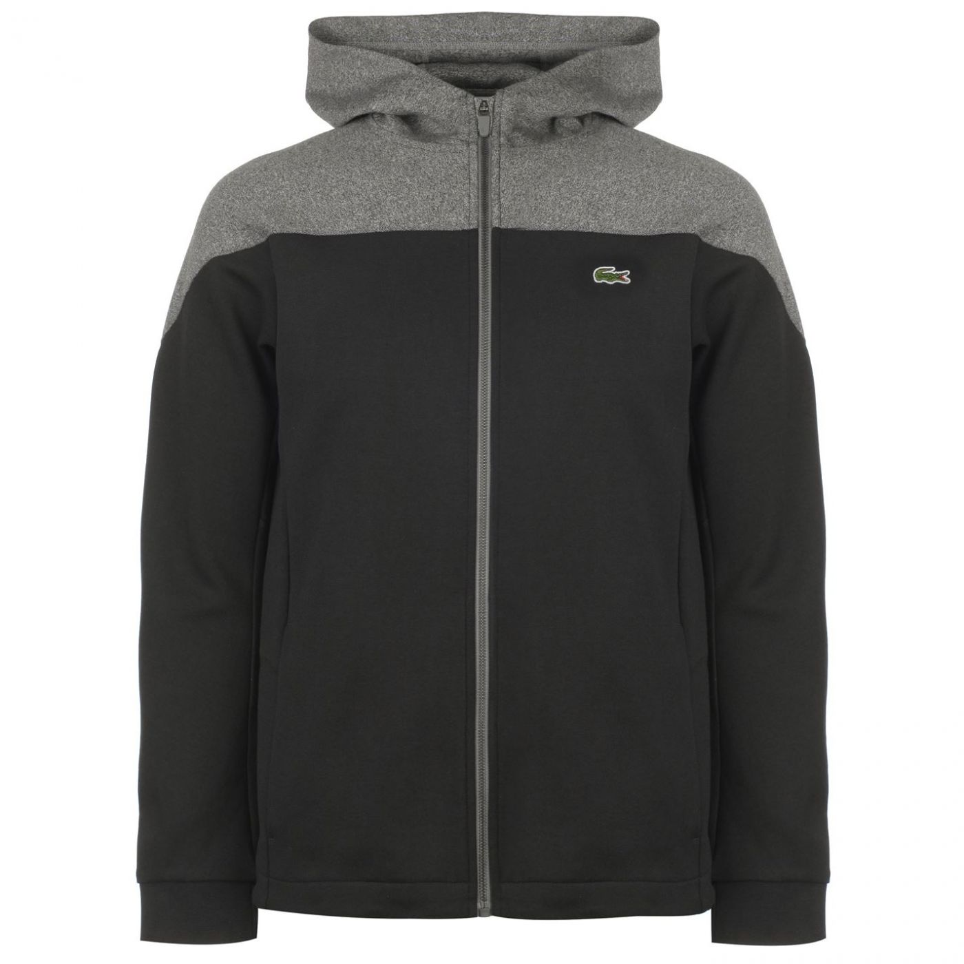Lacoste Sport Hooded Colourblock Zip Sweatshirt