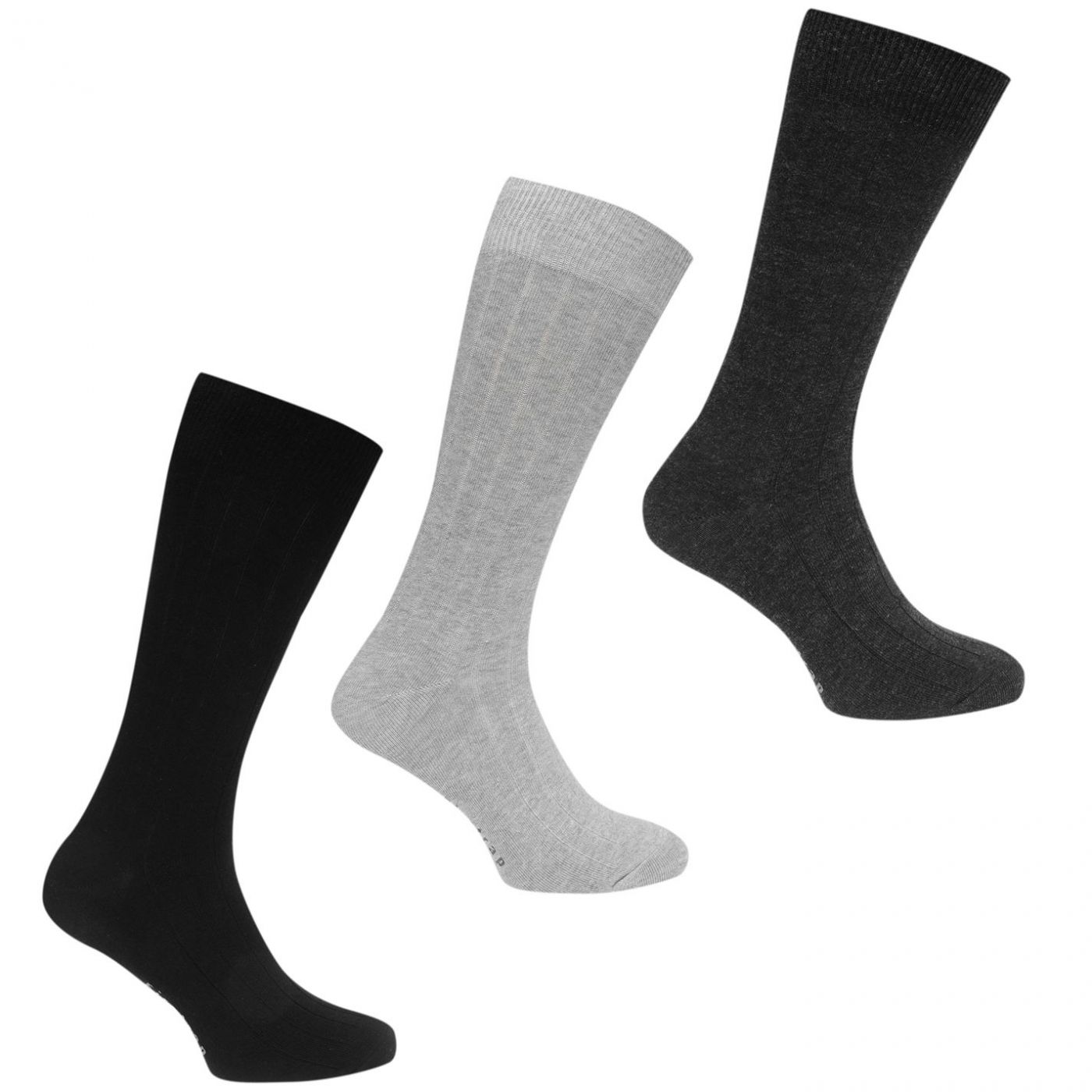 Firetrap 3 Pack Ribbed Socks Mens