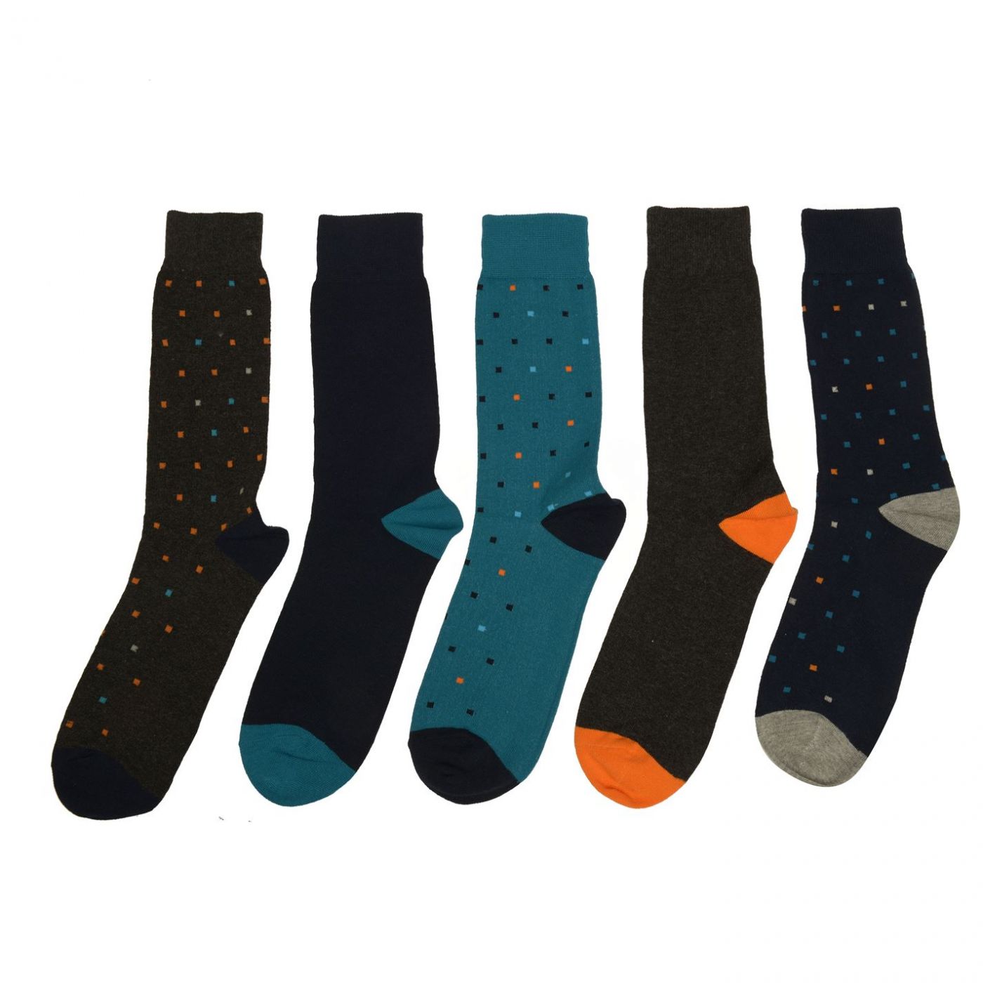 Wildfeet 5 Pack Jacquard Socks