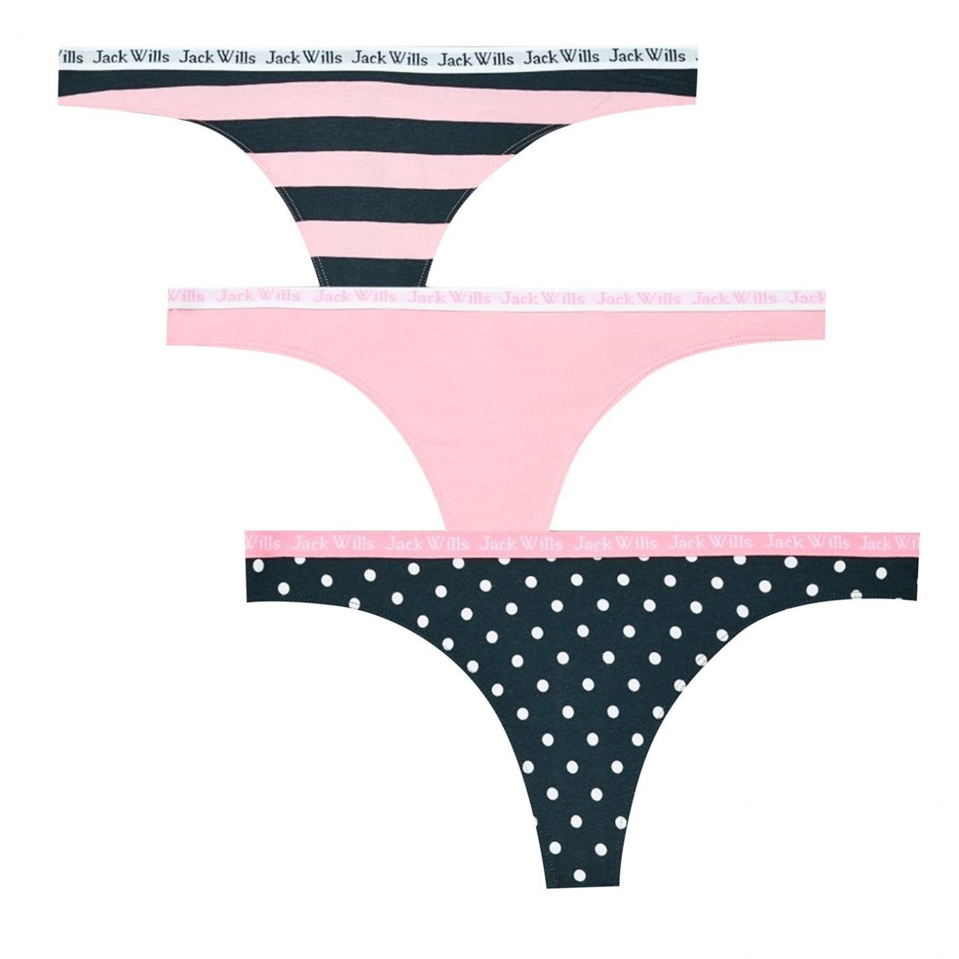 Jack Wills Pelcham Heritage Thong 3 Pack