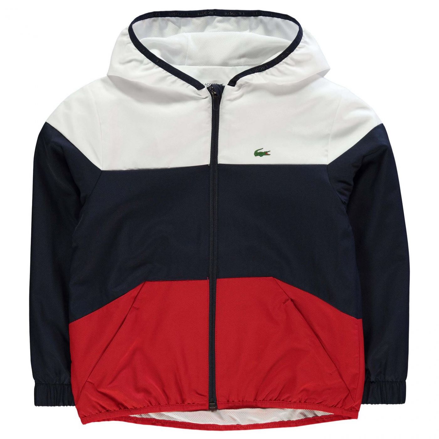 Lacoste Block Colour Hooded Jacket