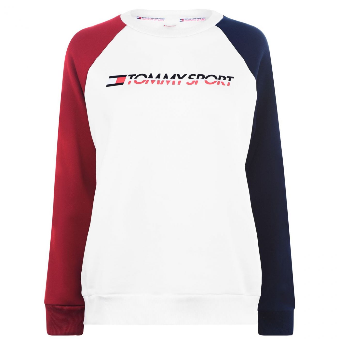 Tommy Sport Colour Block Crew Sweatshirt