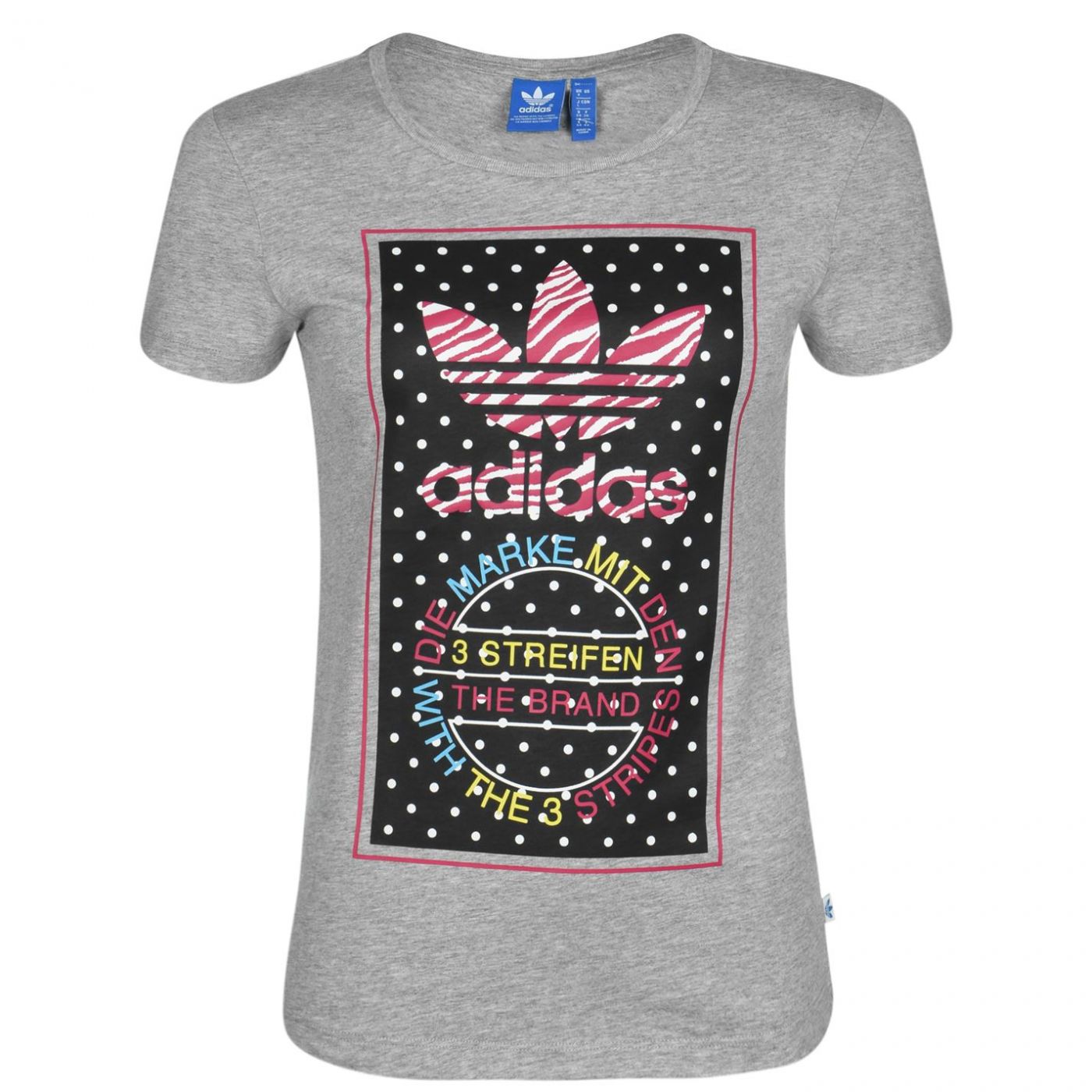 Adidas Tong Label T Shirt Ladies