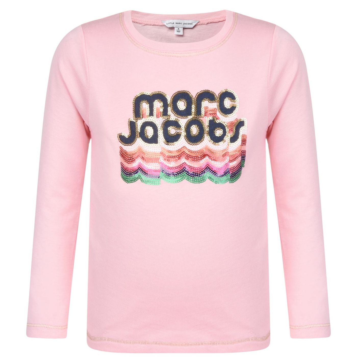 MARC JACOBS Children Girls Long Sleeve Logo T Shirt