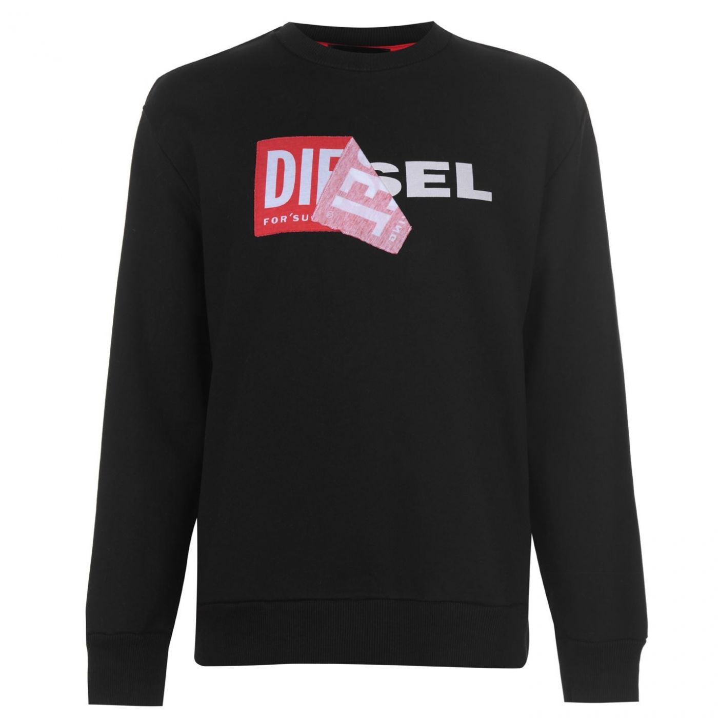diesel peel logo sweatshirt