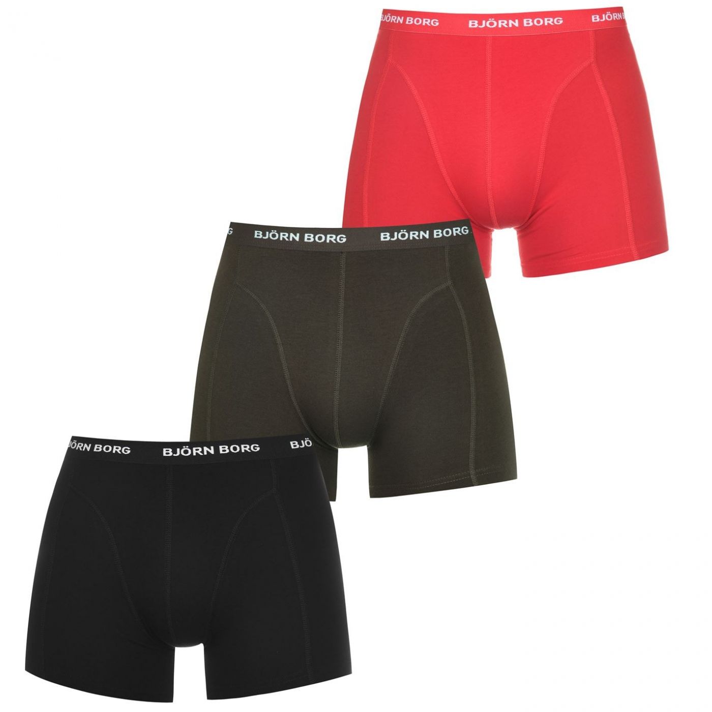 Bjorn Borg 3 Pack Tonal Trunks
