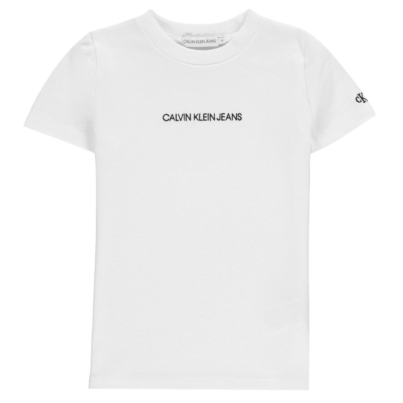 Calvin Klein Ribbed Short Sleeved T-Shirt