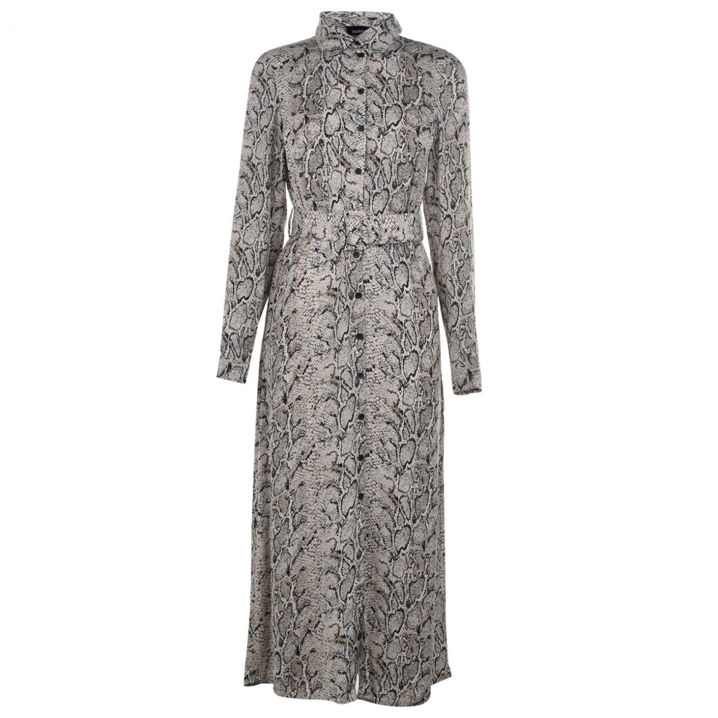 Bardot Snake Shirt Dress