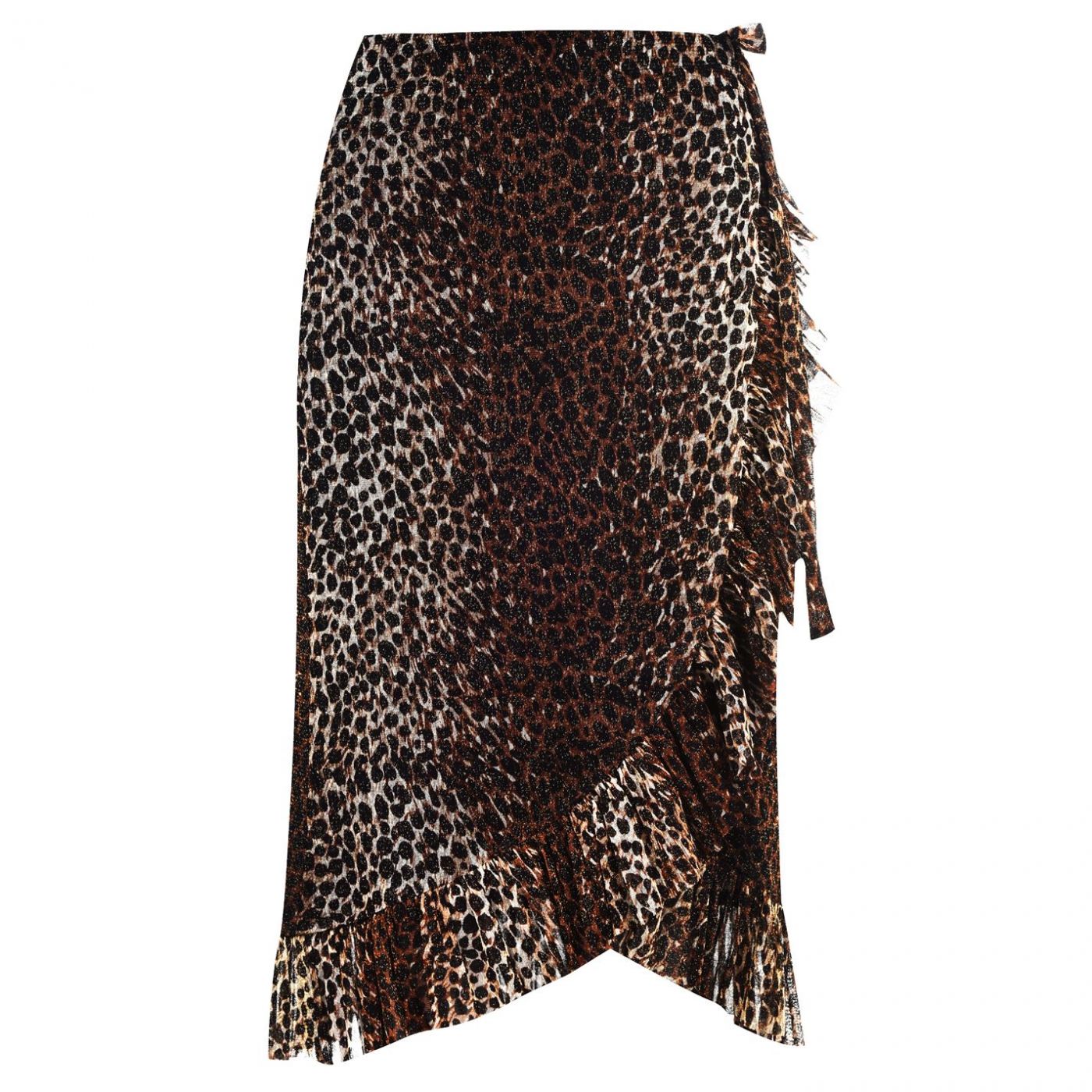 Blake Seven Leopard Wrap Skirt