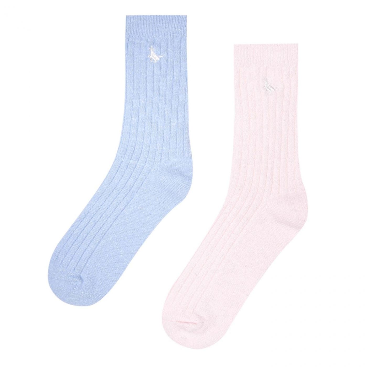 Jack Wills Shapperly Two Pack Socks