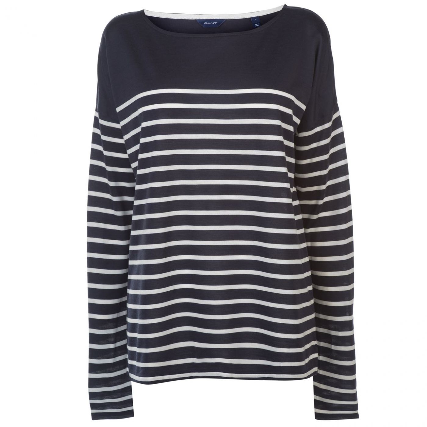 Gant Gang Long Sleeve Striped Top Womens