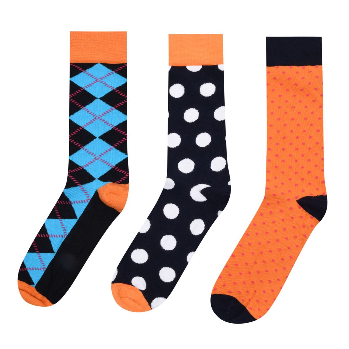 Happy Socks 3 Pack Polka Dot Socks