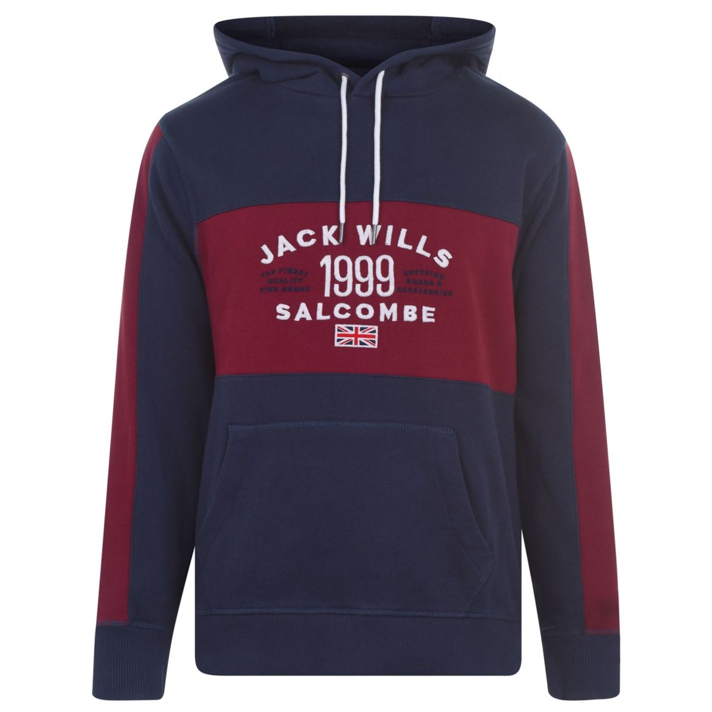 Jack Wills Dorneywood Cut And Sew Hoodie