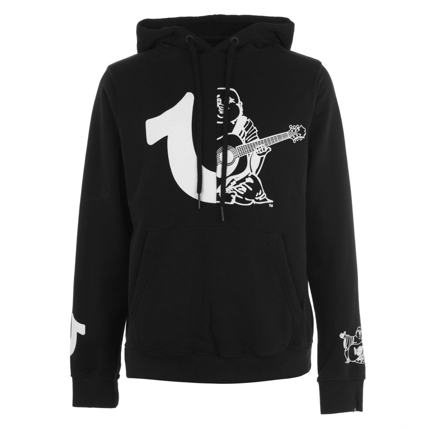 True Religion Buddha Over The Top Hoodie Mens