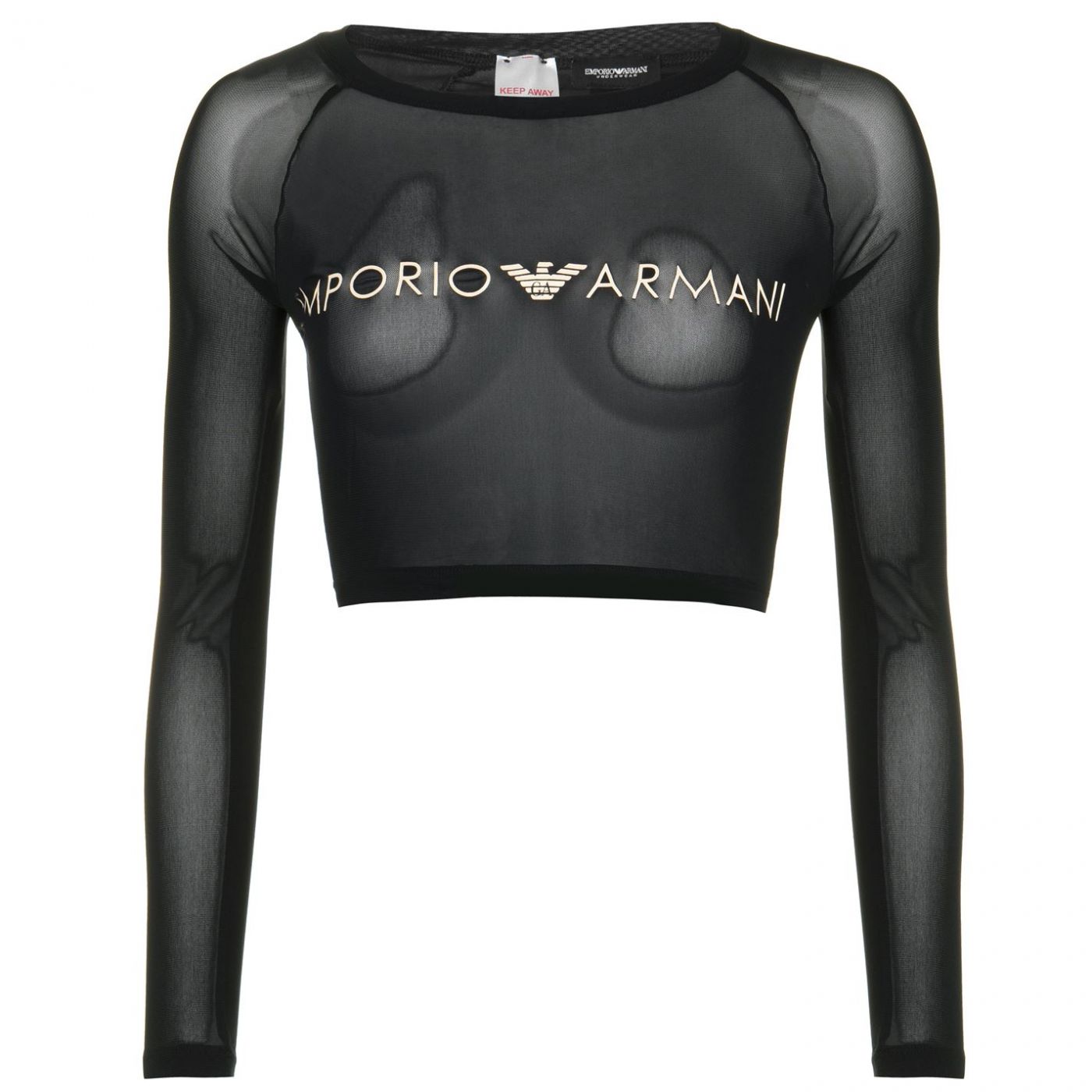 Emporio Armani Crop Long Sleeve T Shirt