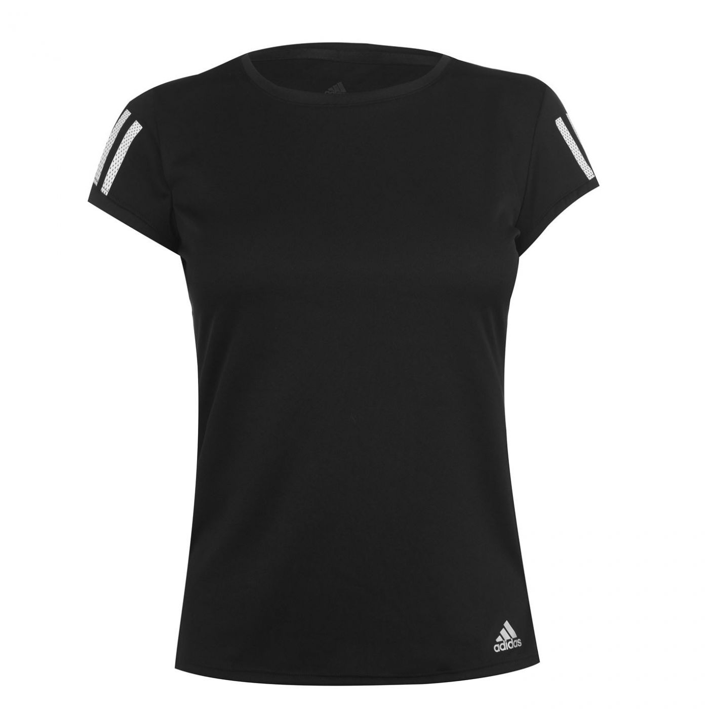 Adidas Club 3 Stripe T Shirt Ladies