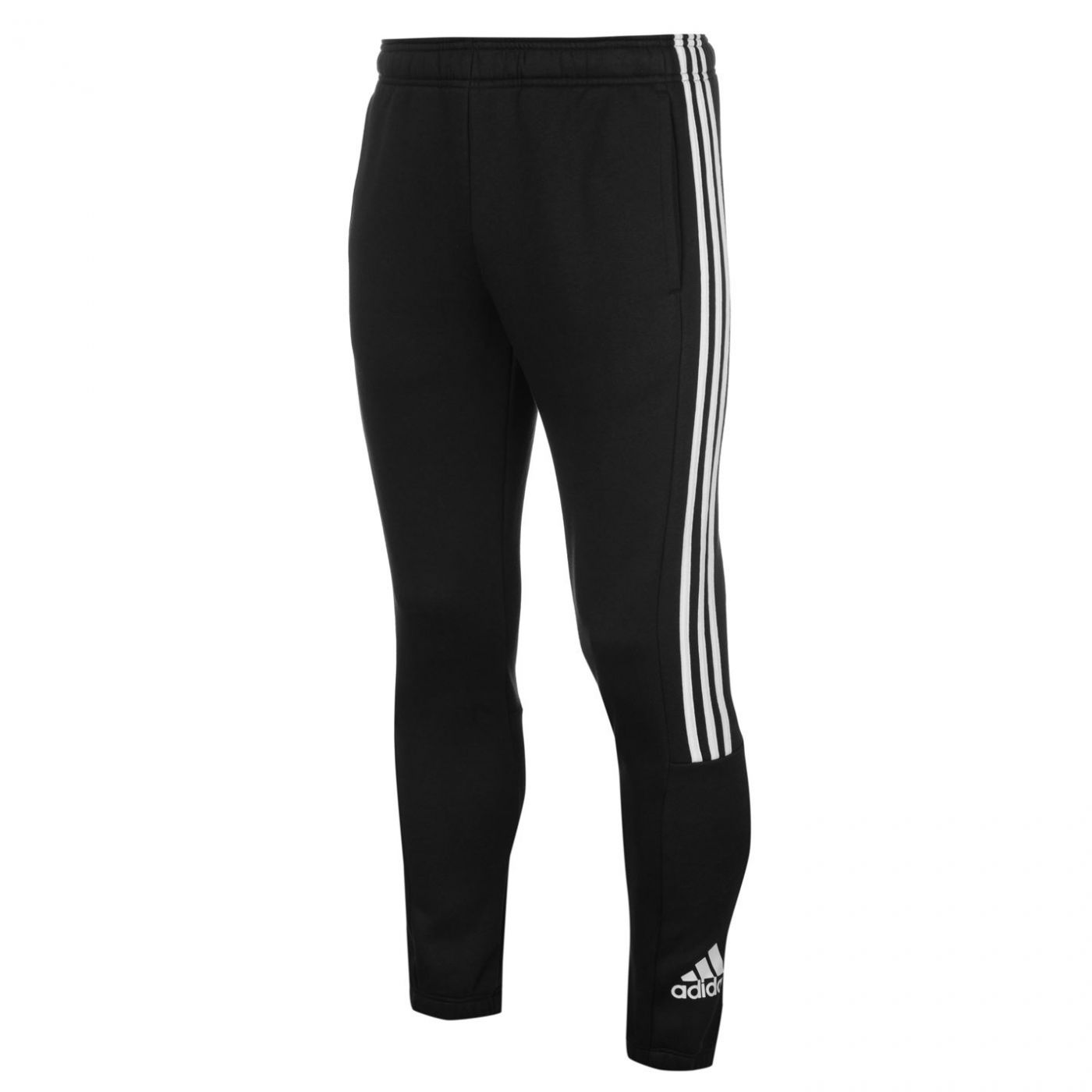 adidas 3 stripe logo jogging pants mens