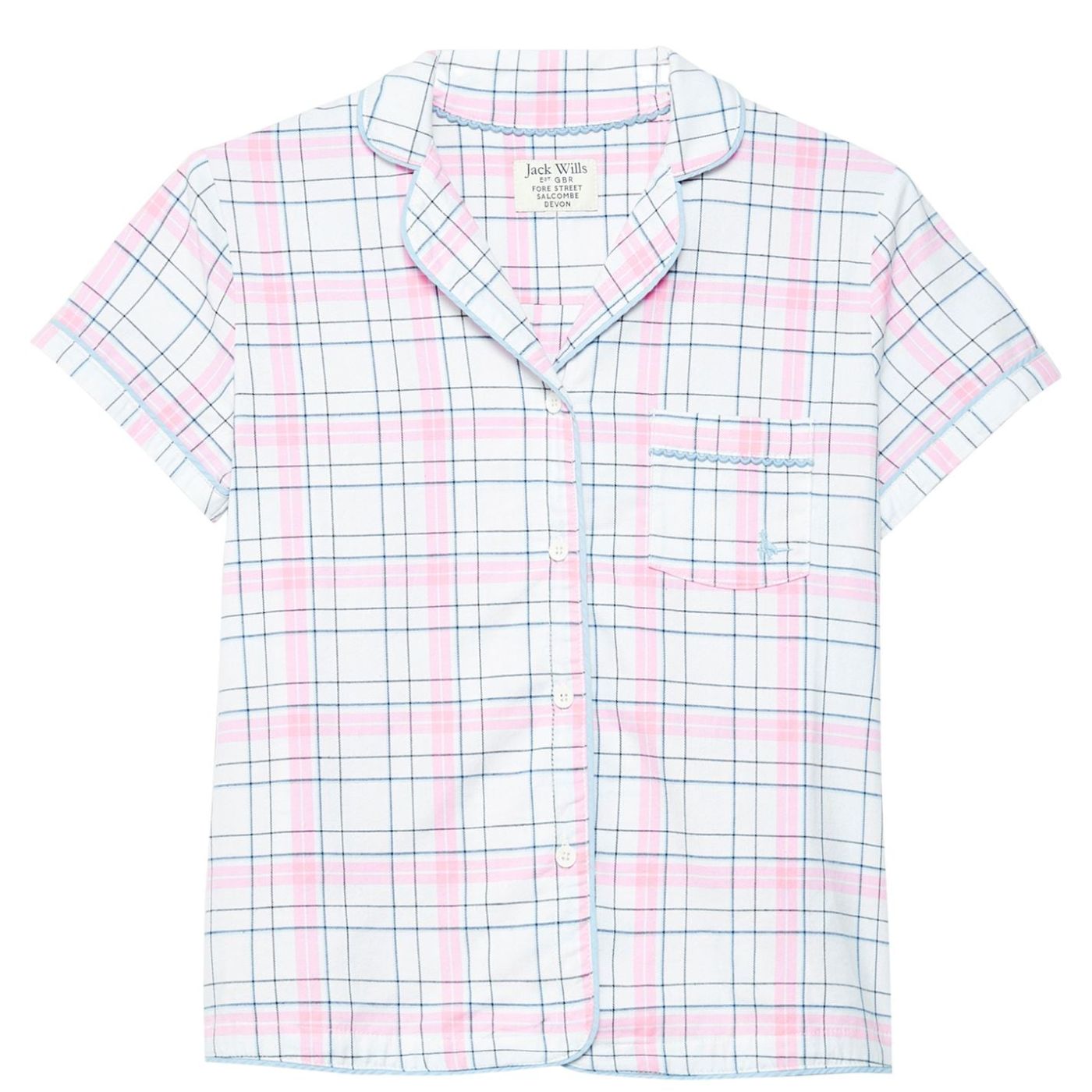 Jack Wills Shrewsbury Check Button Through Shirt