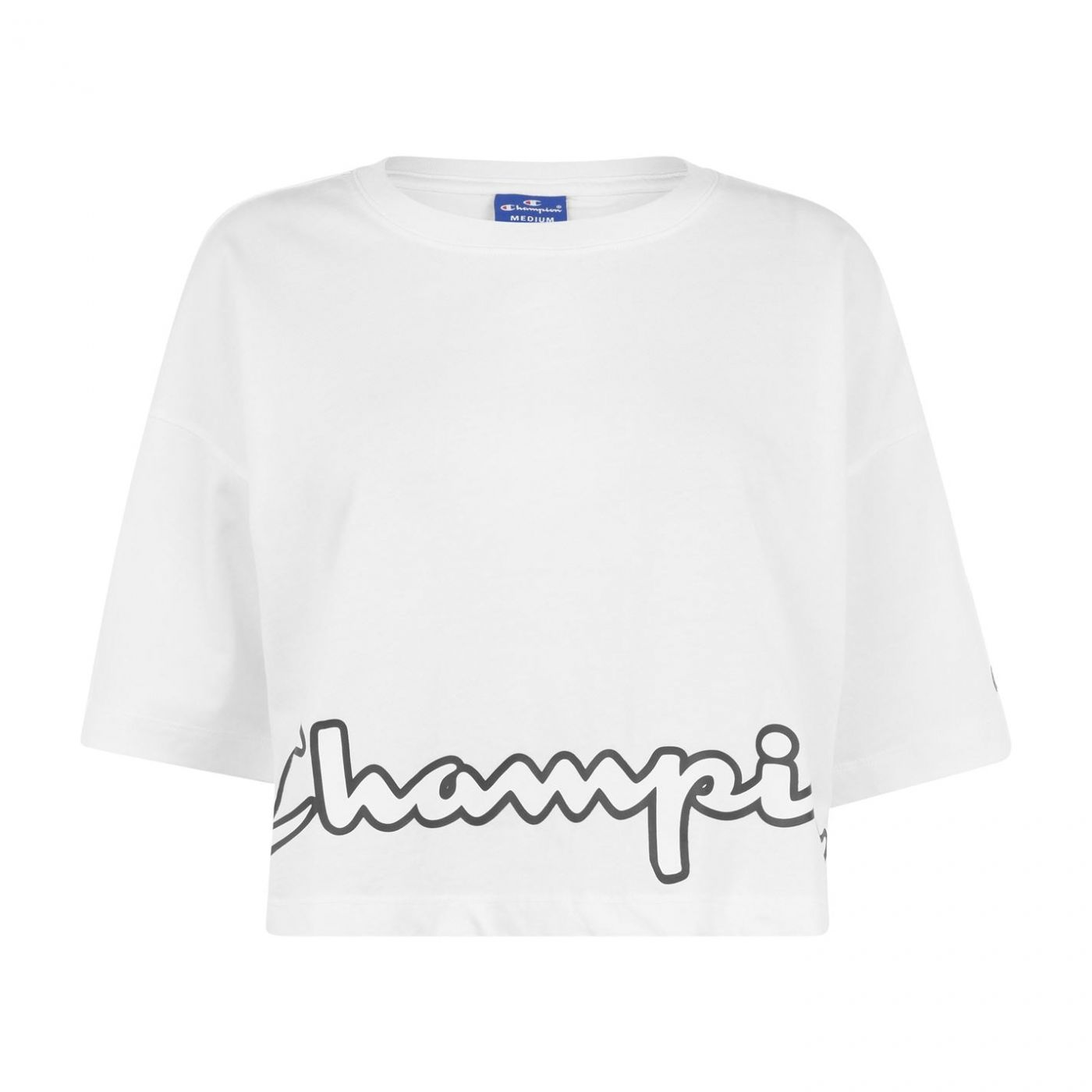 Champion Large Logo Crop T Shirt