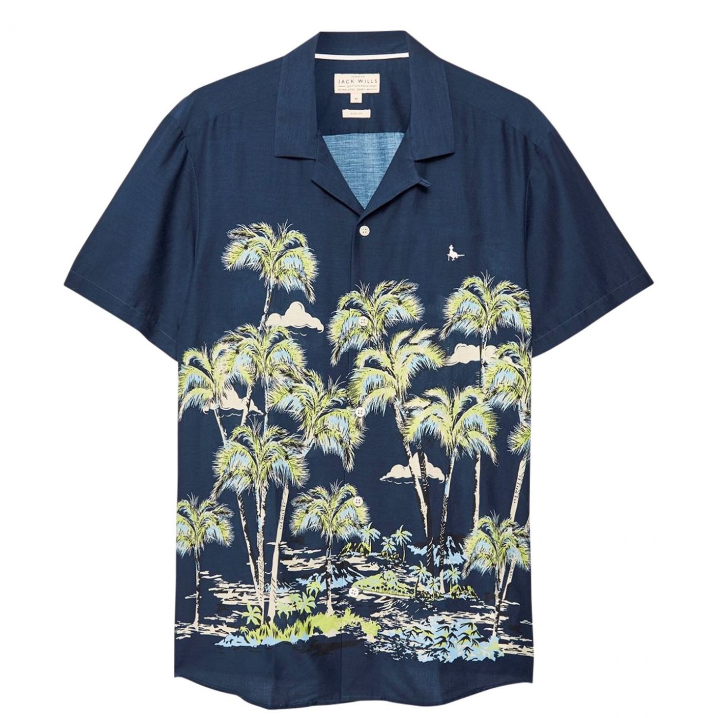 Jack Wills Kaymer Island Print Shirt