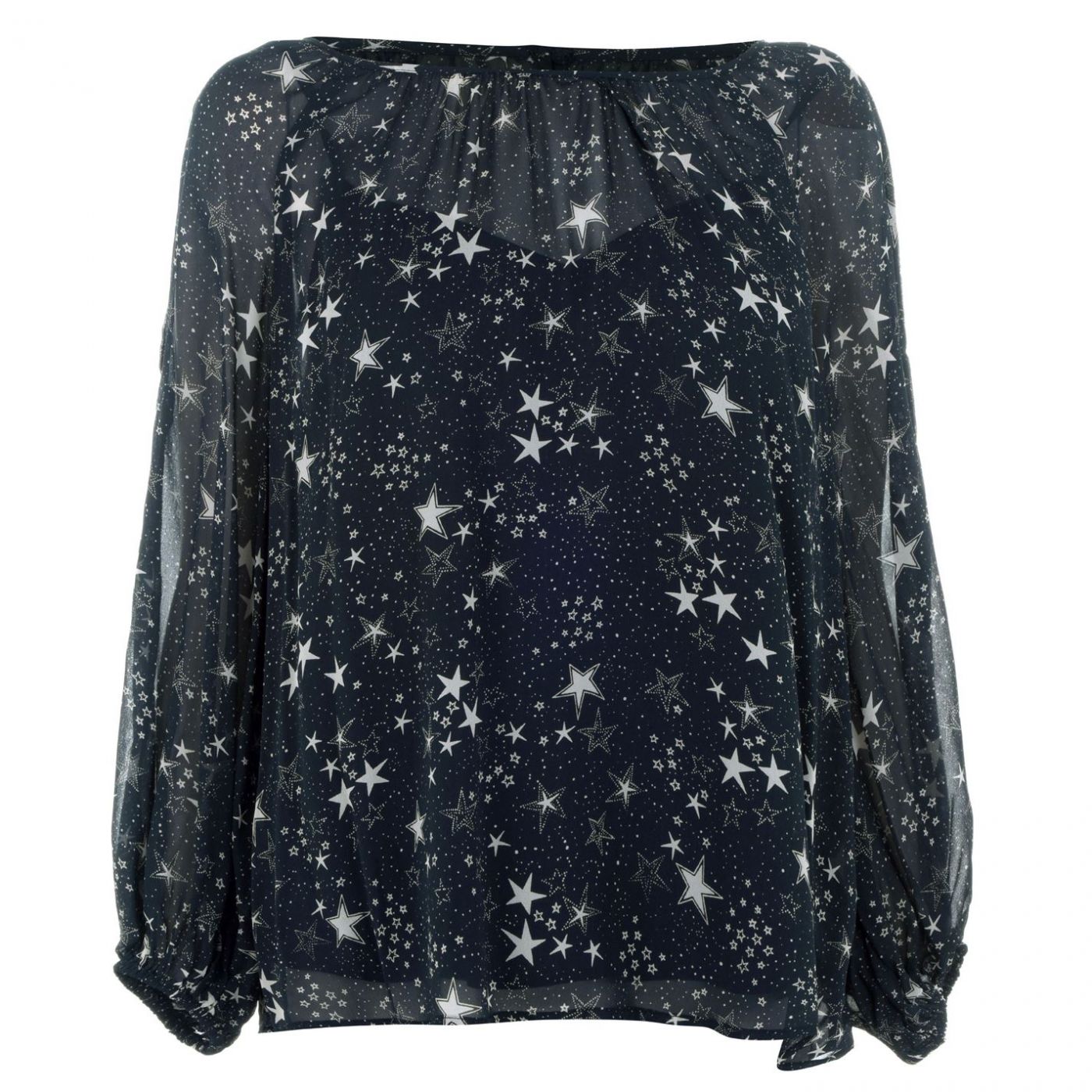 Velvet Star Print T-Shirt