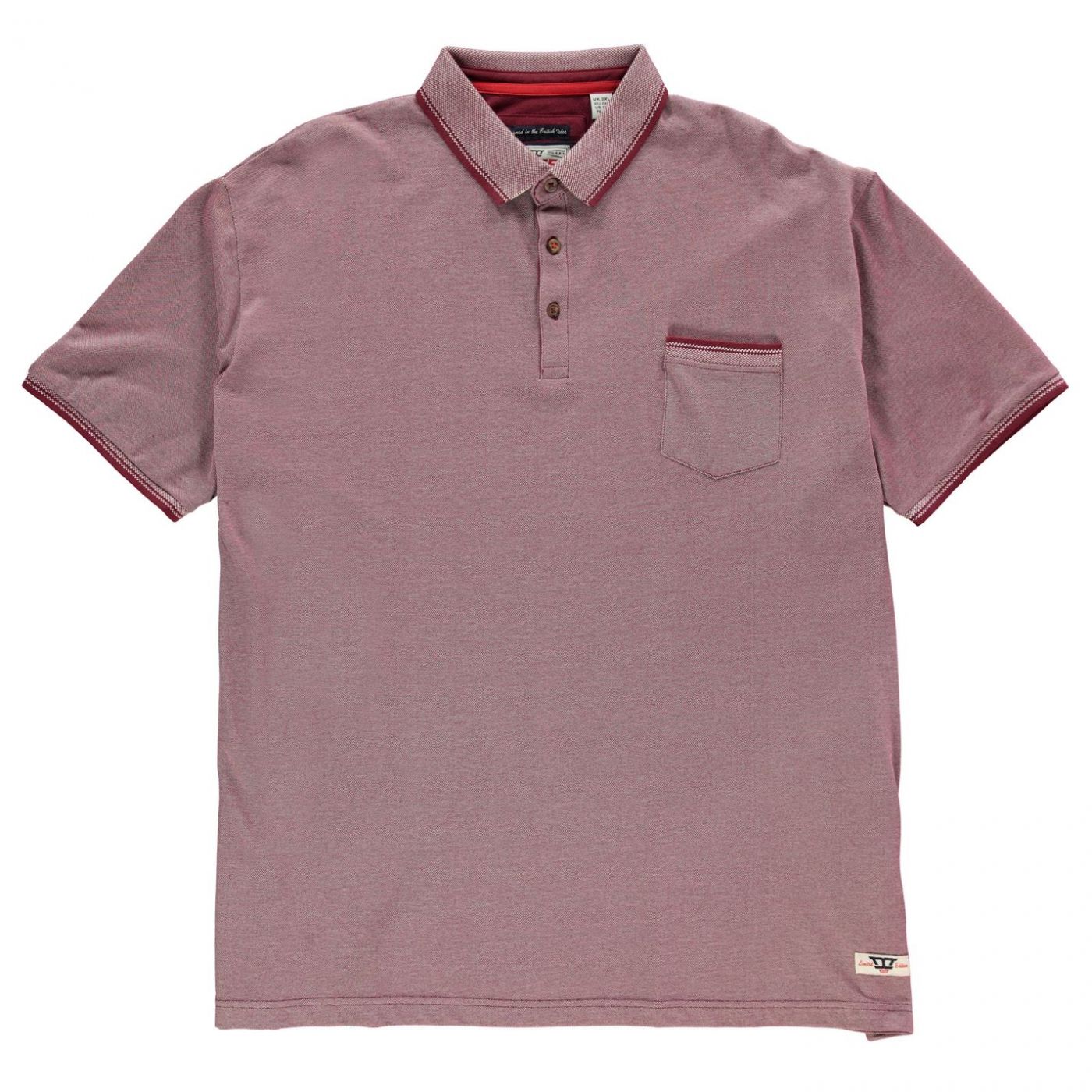 D555 Corey Melange Polo Shirt Mens