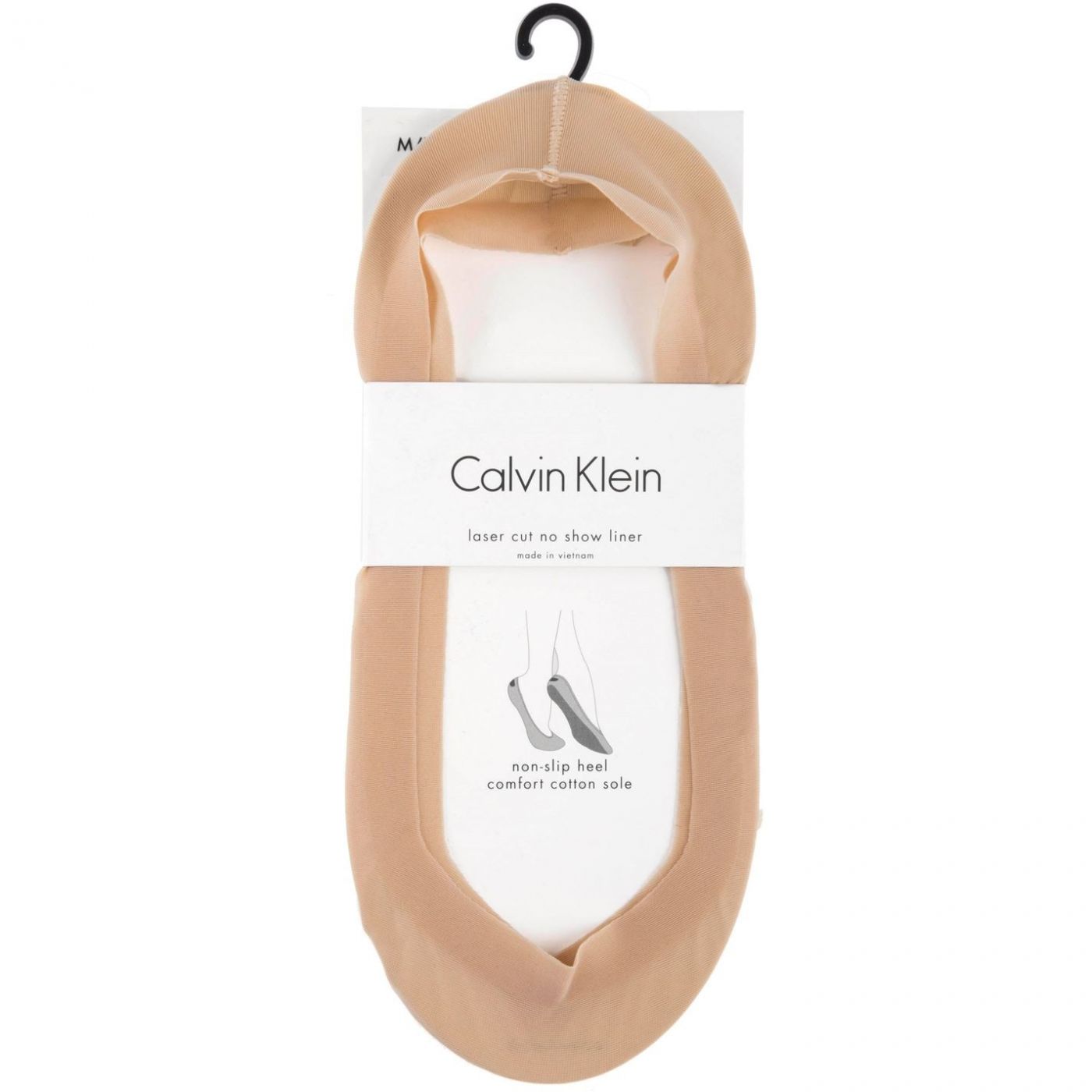 Calvin Klein Laser cut 2 pair pack ballet liners