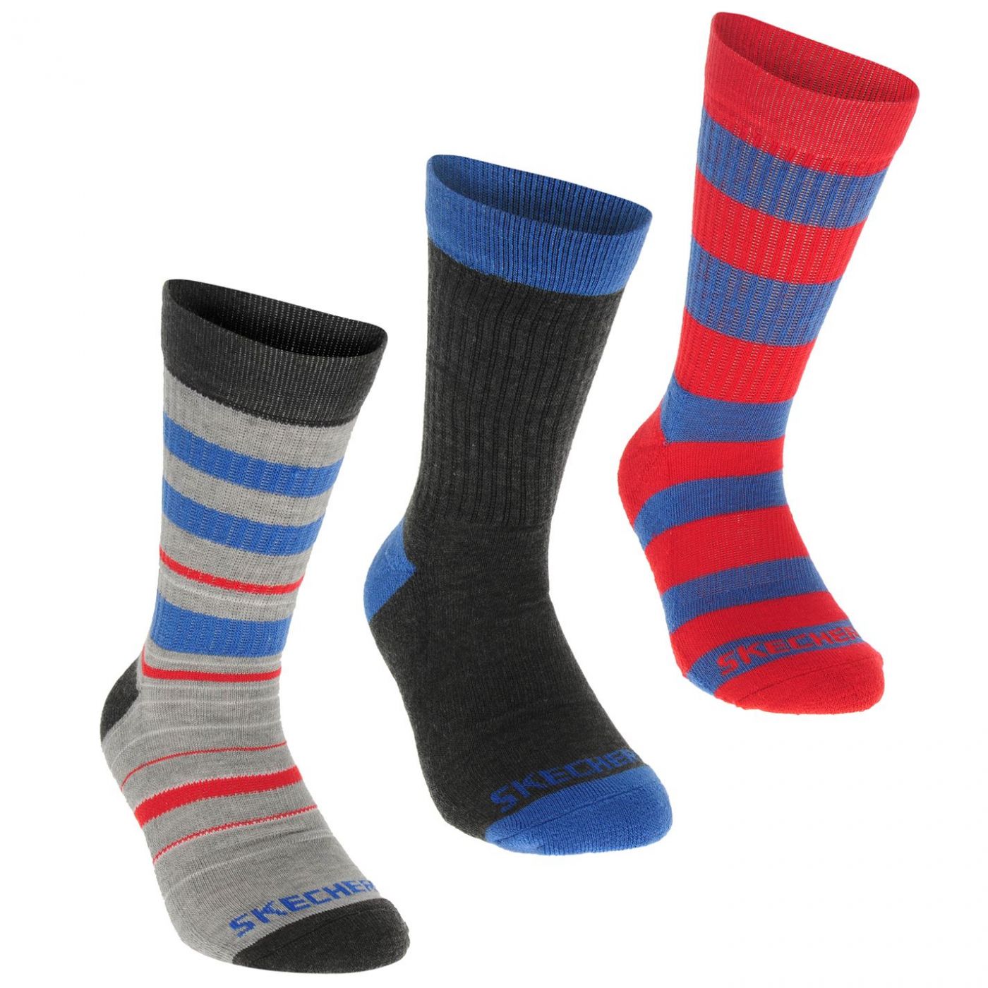 Skechers Terry 3 Pack Socks Junior Boys