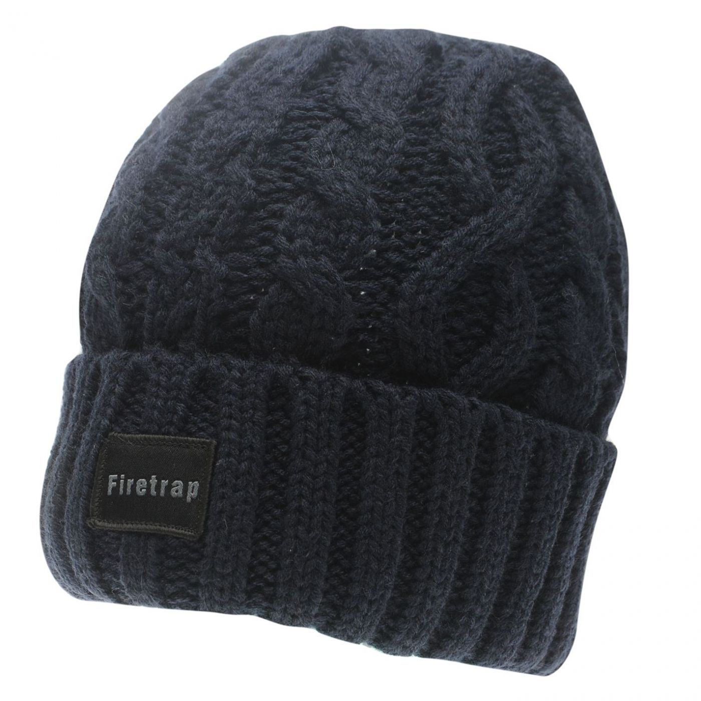 Firetrap Cable Beanie Mens