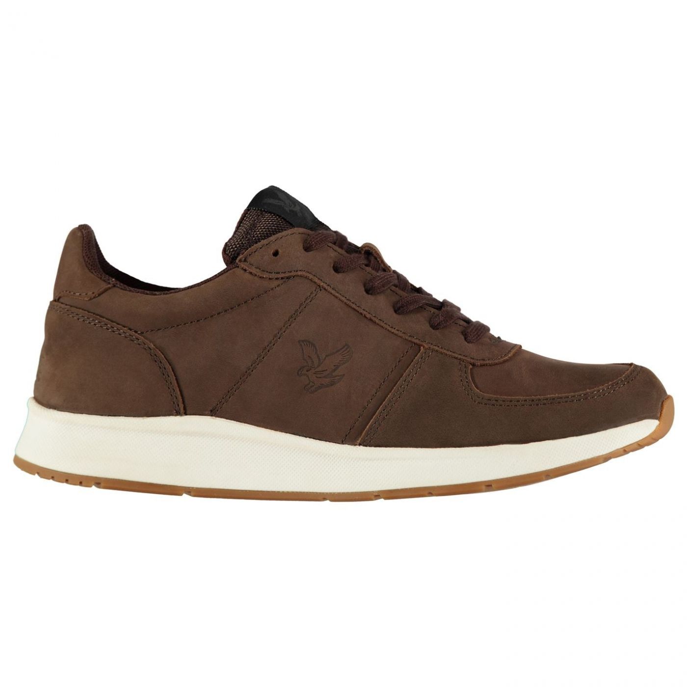 Lyle and Scott Speedie Leather Trainers Mens
