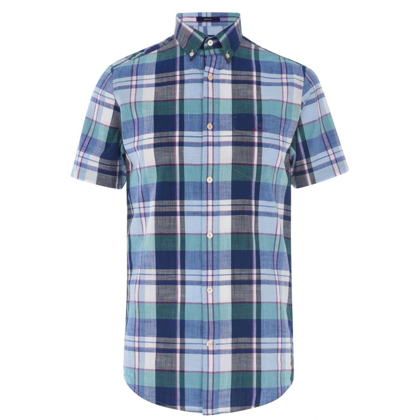 Gant Short Sleeve Madras Shirt
