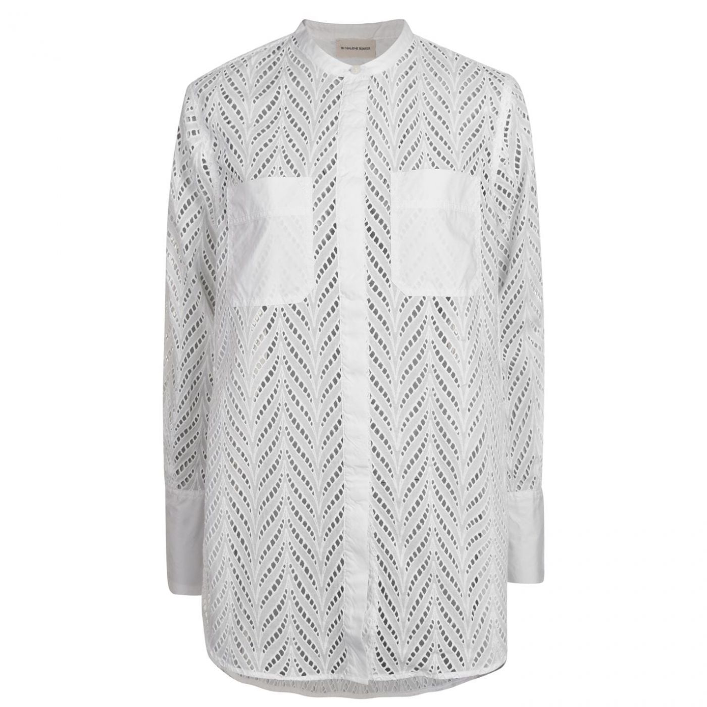 BY MALENE BIRGER Moa Oversize Dipped Hem Shirt
