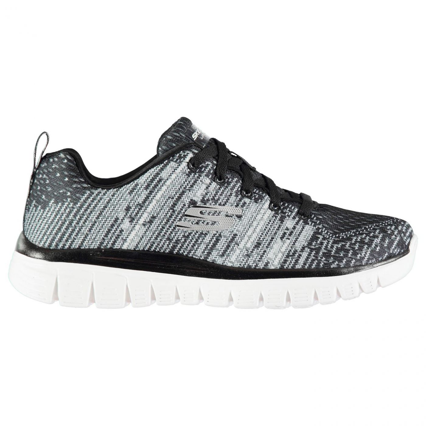 Skechers grace shop print ladies trainers