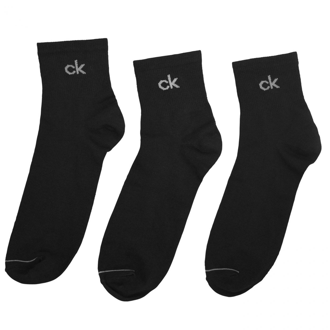 Calvin Klein 3 Pack Nick Quarter Socks