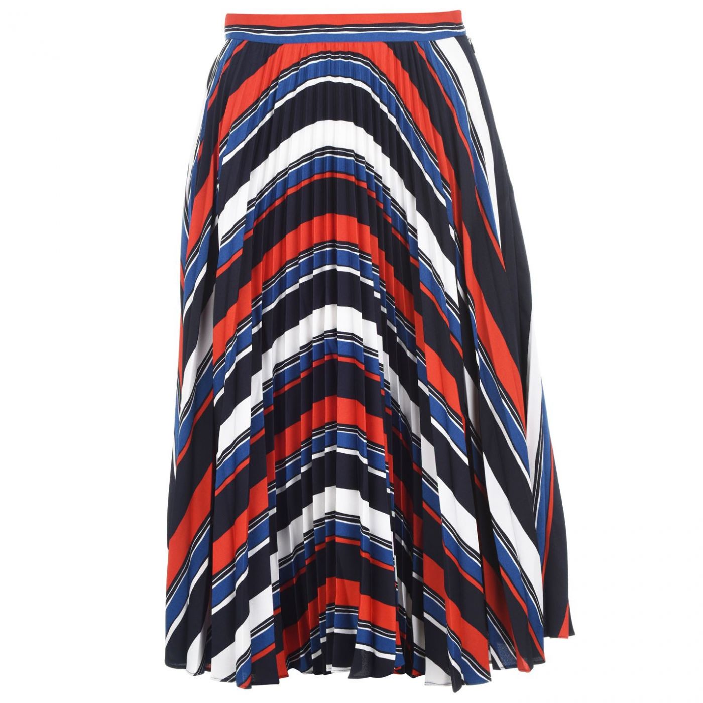 Gant Pleated Stripe Skirt Ladies