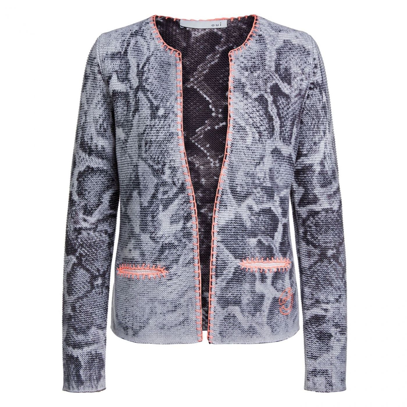 Oui Animal Cardigan