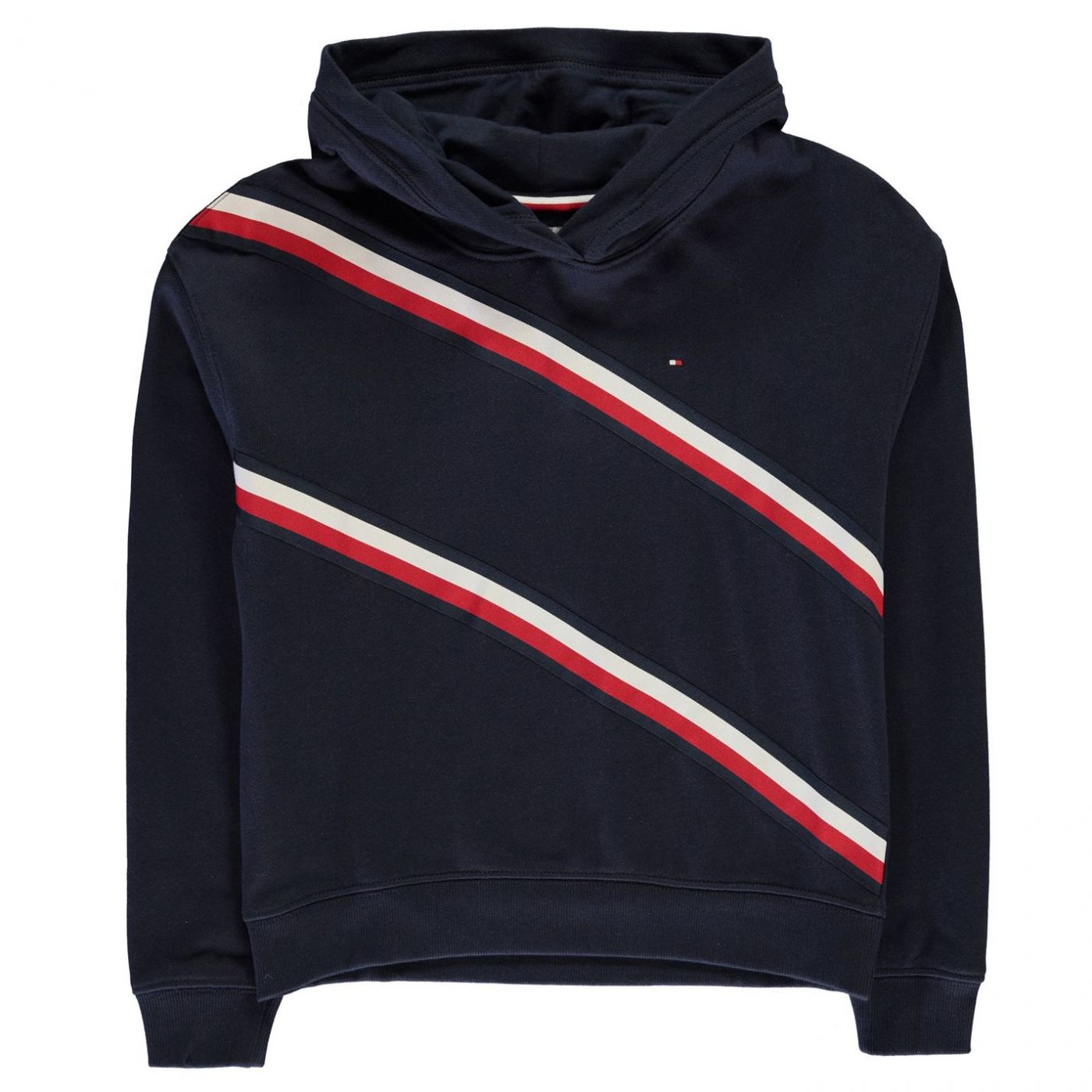 Tommy Hilfiger Knit Tape Over The Top Hoodie