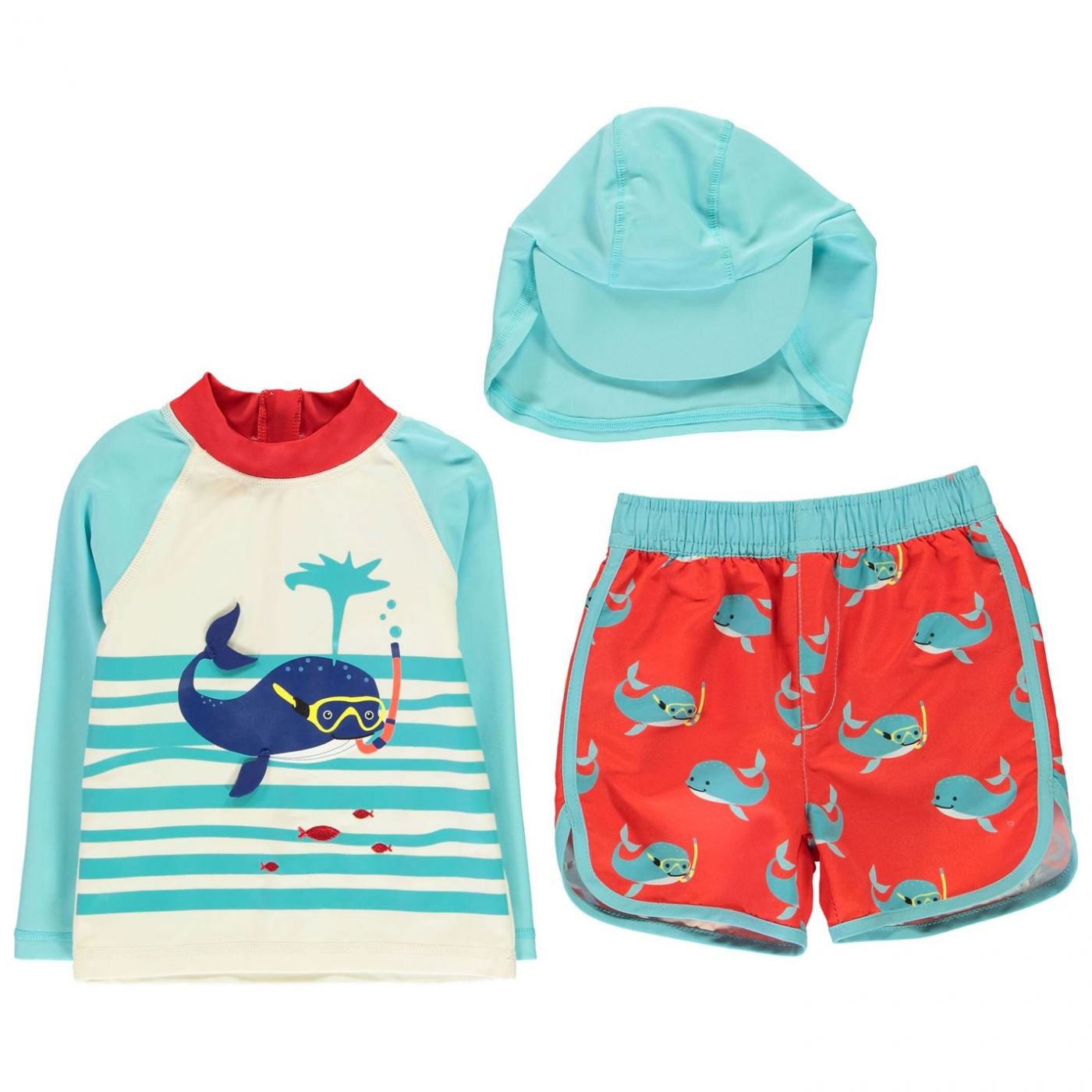 Crafted 2 Piece Sun Safe Suit Child Boys
